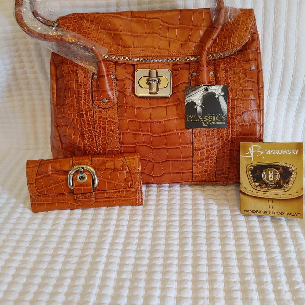 Vintage Bruce Makowsky satchel